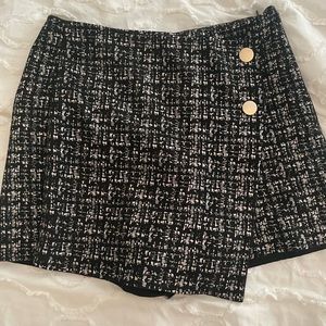 Metallic Zara skort